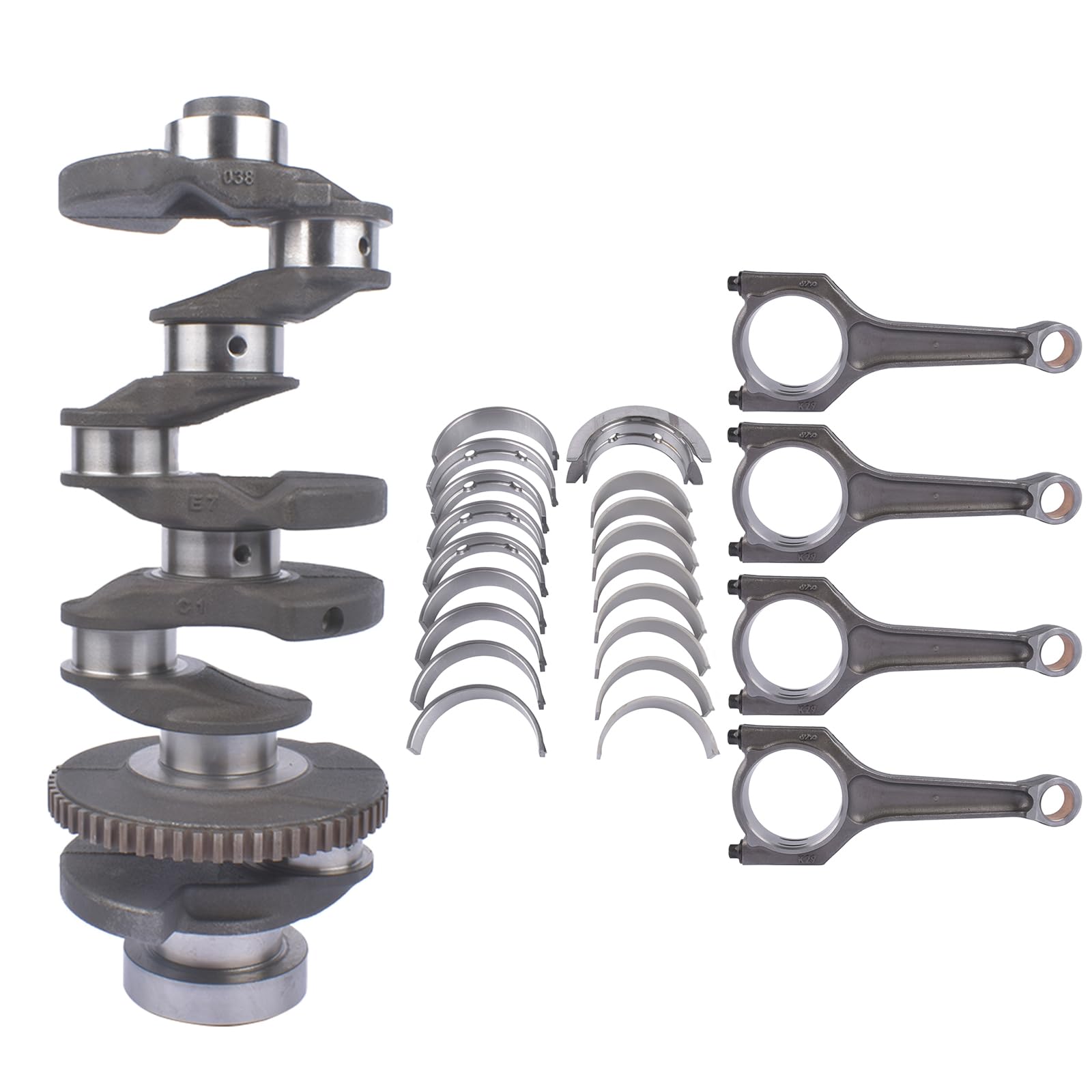 Kurbelwellen & Pleuellagersatz Kompatibel mit E81 E87 E91 118i 120i 318i 320i N43B20 N46B20A N46B20A 2.0 11210142288 11210390923 GLOSSY AUTO PARTS Kurbelwellen & Pleuellagersatz Kompatibel mit E81 E87 E91 118i 120i 318i 320i N43B20 N46B20A N46B20A 2.0 11210142288 11210390923 GLOSSY AUTO PARTS von GLOSSY AUTO PARTS