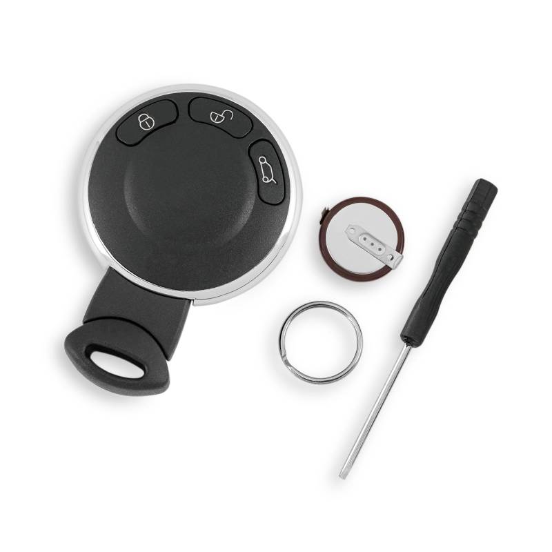 3 Tasten Autoschlüssel Gehäuse Für Mini Cooper Key BMW Mini Cooper 2007-2014 Für mini schlüssel 2012 Batterie VL2020 Batterie von GLOUVDEYZ