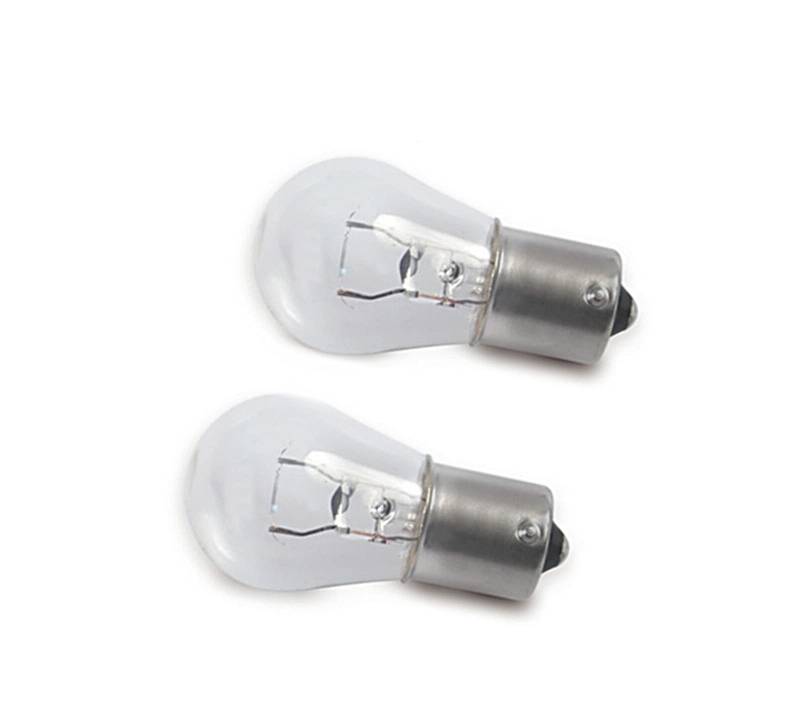 Set 2x 6V 21W - Ba15s Glühlampe Lampe mit E-Zeichen für Moped, Mofa, Motorrad von GlüWo