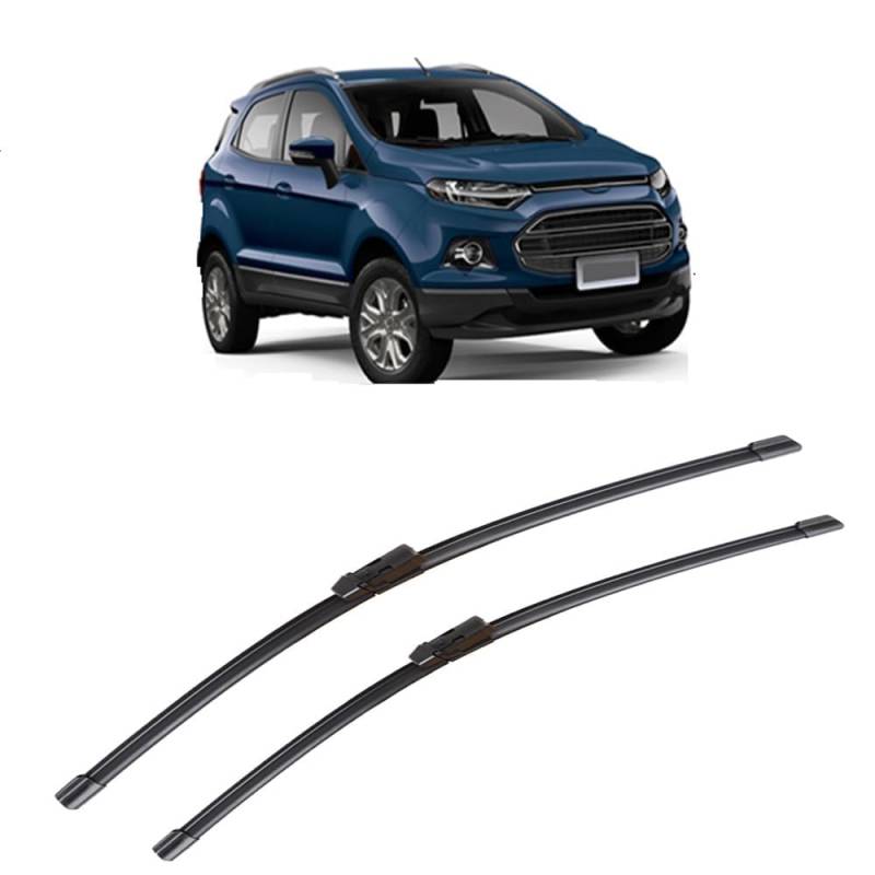 Auto Scheibenwischer für Ford Ecosport 2013-2015 22''+16", Frontwischerblatt-Set Für Windschutzscheibe Fenster Regenbürsten Auto Scheibenwischer von GLYGLY
