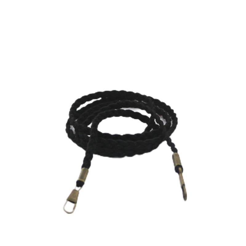 Handtaschengurt, Geldbörse, Handschlaufe, Taschenriemen, solider Taschengurt, Ersatztaschenkette, gewebte Tasche, Handschlaufe, Schultergurt, Zubehör, Taschenriemen für Handtaschen (Farbe: Schwarz) von GLigeT