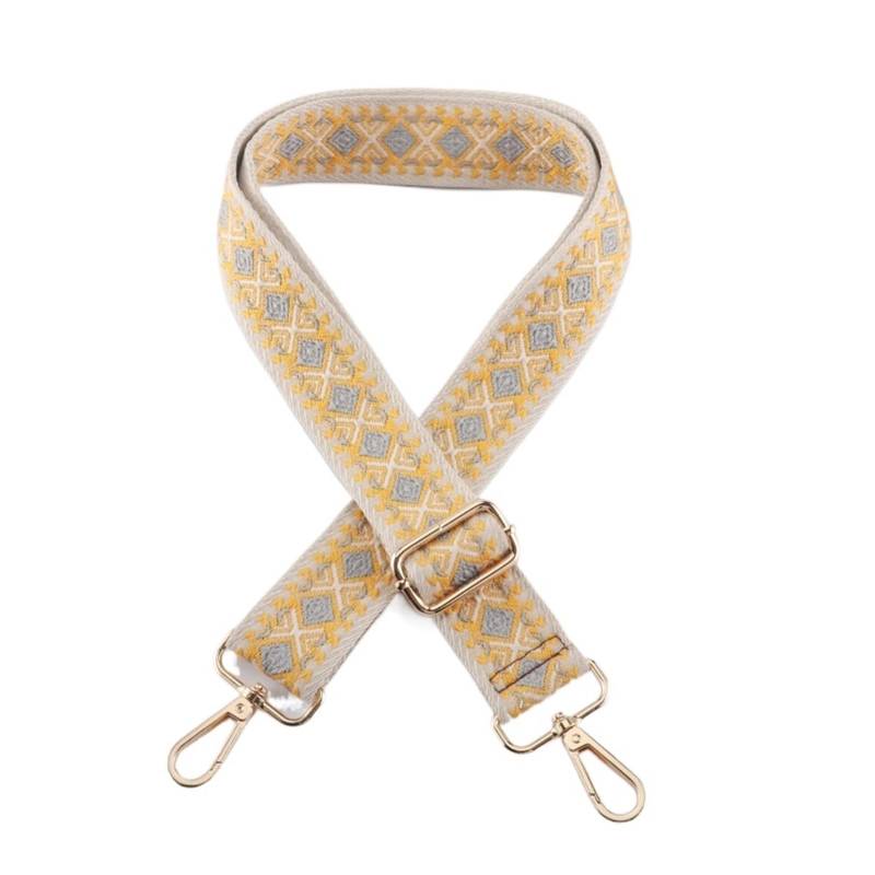 Schulterriemen Verstellbarer Schultergurt, bunter Taschenersatz, breiter Gürtel, DIY-Taschenzubehör Verstellbarer Schultergurt (Color : J179-A13, Size : Gun) von GLigeT