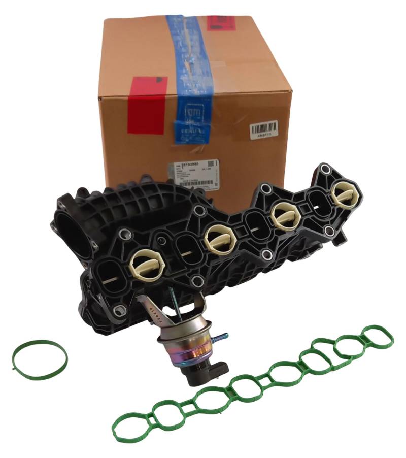 Ansaugkrümmer Dieseleinlasskrümmer Saugrohr Saugrohrmodul mit Dichtung für OPEL Antara CHEVROLET Captiva 2.2 CDTi Diesel 25193560 von GM GENUINE PARTS