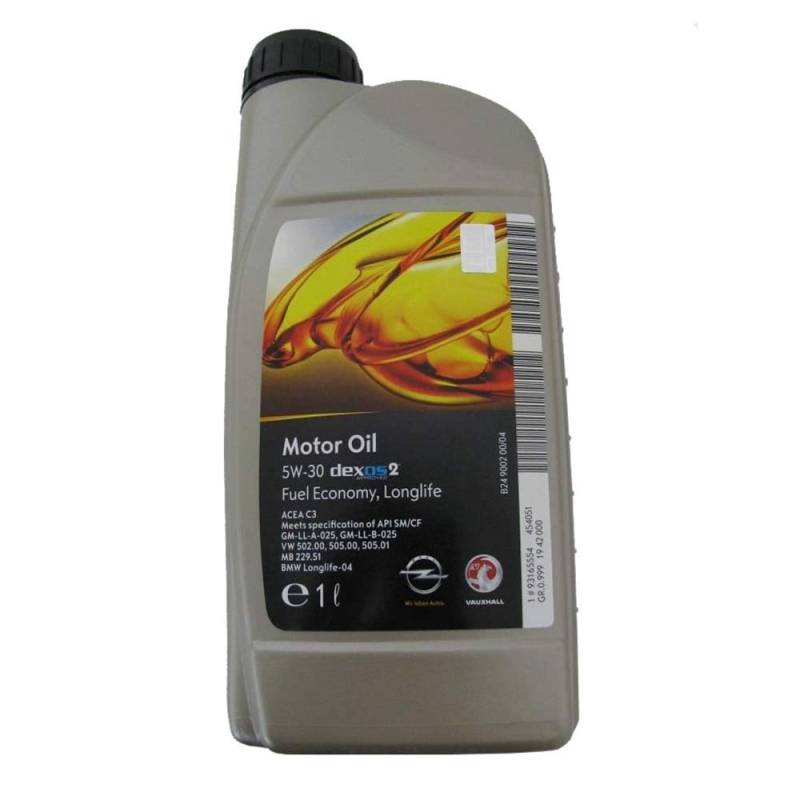 GM ORIGINAL 1 L 5W-30 dexos2 von Opel