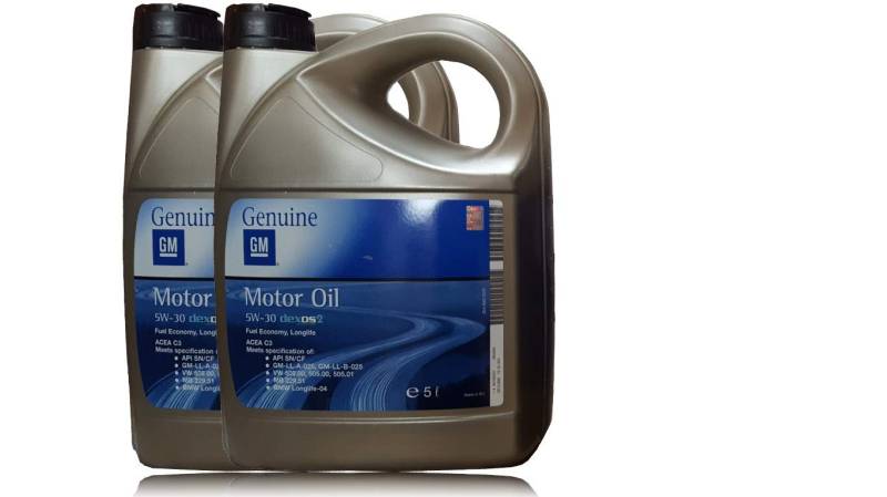 Öl Motor Auto GM Opel Oil 5 W30 dexos2 10 Liter von GM
