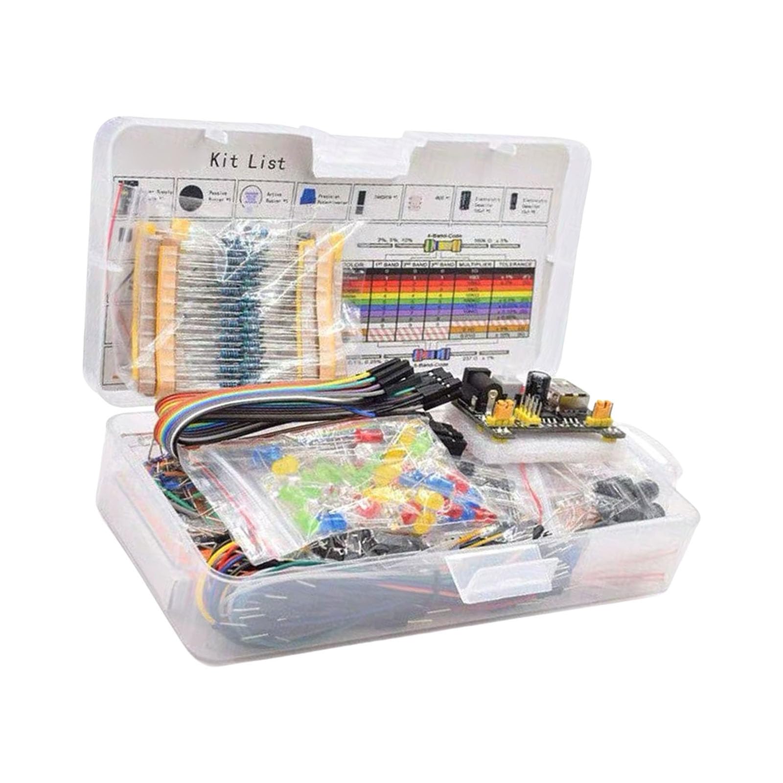 Funktionales Anfänger-Elektronik-Set mit Sensoren und Modul für Neulinge in der Elektronik-Programmierung Funktionales Anfänger-Elektronik-Set mit Sensoren und Modul für Neulinge in der Elektronik-Programmierung von GMBYLBY