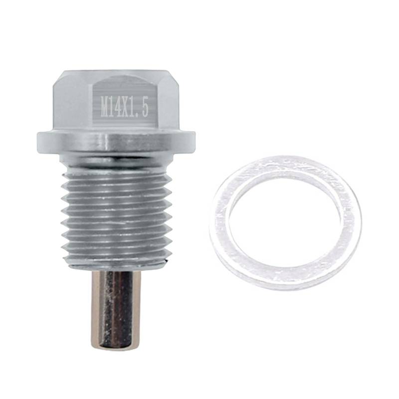 GMBYLBY Ölabflussstecker Ersatzzubehör Einfache Installation Magnetische Sumpf Abflussmutterschraubenschrauben Mit Unterlegdichtung von GMBYLBY