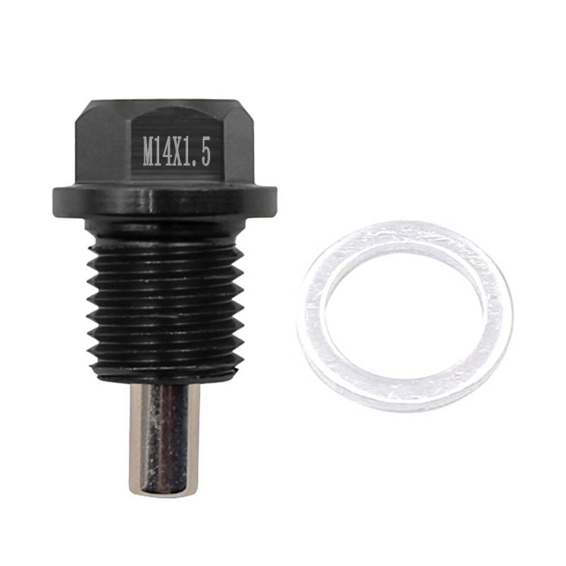 GMBYLBY Ölabflussstecker Ersatzzubehör Einfache Installation Magnetische Sumpf Abflussmutterschraubenschrauben Mit Unterlegdichtung von GMBYLBY