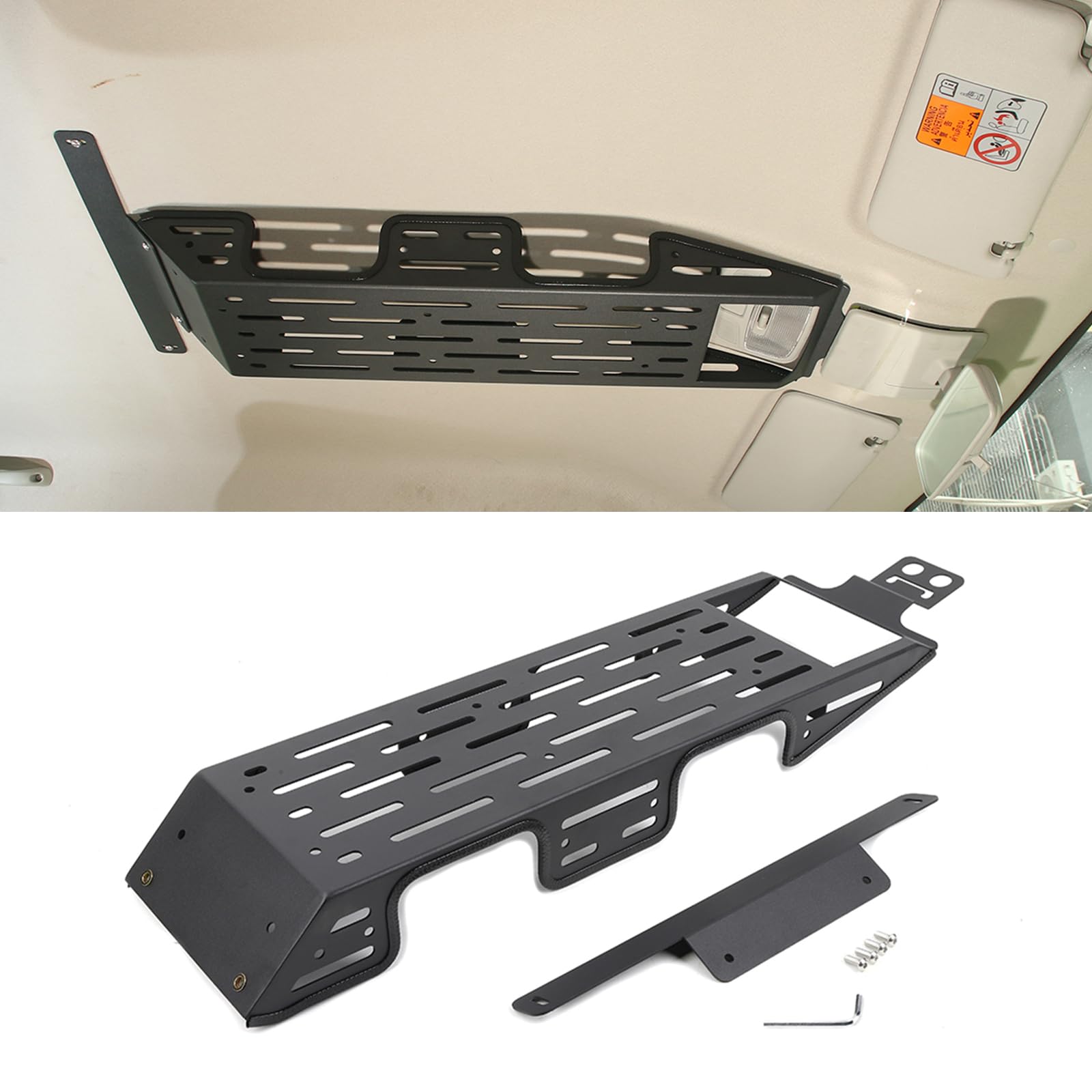 GMDUHK Autodach Aufbewahren Lagerung Verstauen Halterung für Suzuki Jimny JB64 JB74 2019-2024 2-türige, Aluminium Tuning Zubehör in der Mittelkonsole Oberhalb GMDUHK Autodach Aufbewahren Lagerung Verstauen Halterung für Suzuki Jimny JB64 JB74 2019-2024 2-türige, Aluminium Tuning Zubehör in der Mittelkonsole Oberhalb von GMDUHK