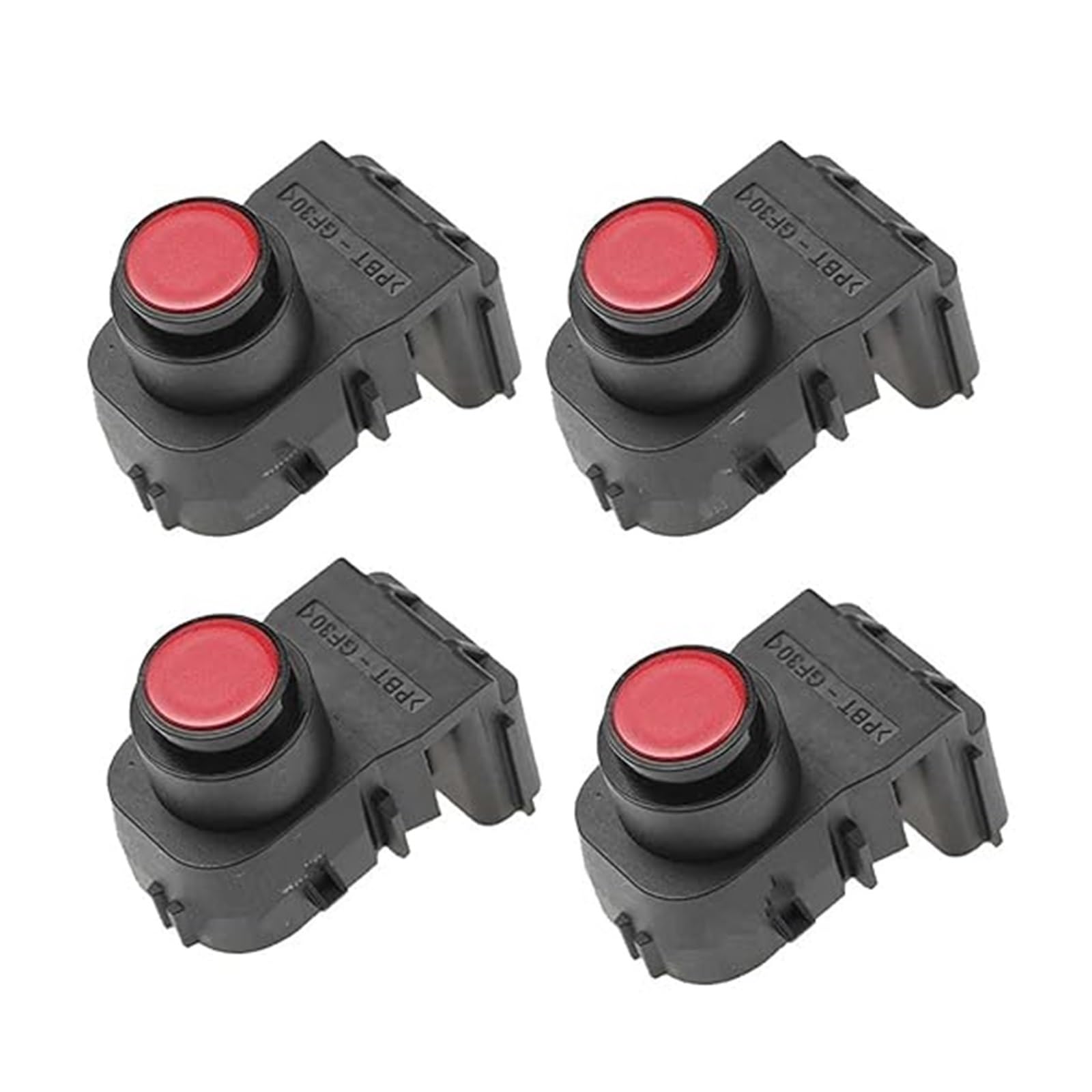 Auto Einparkhilfe Für Hyundai Auto Stoßstange Pdc Parkplatz Sensor Auto Abstand Control Reverse Unterstützen 95720g6100(rot,4pcs) von GMEVEMKFKG