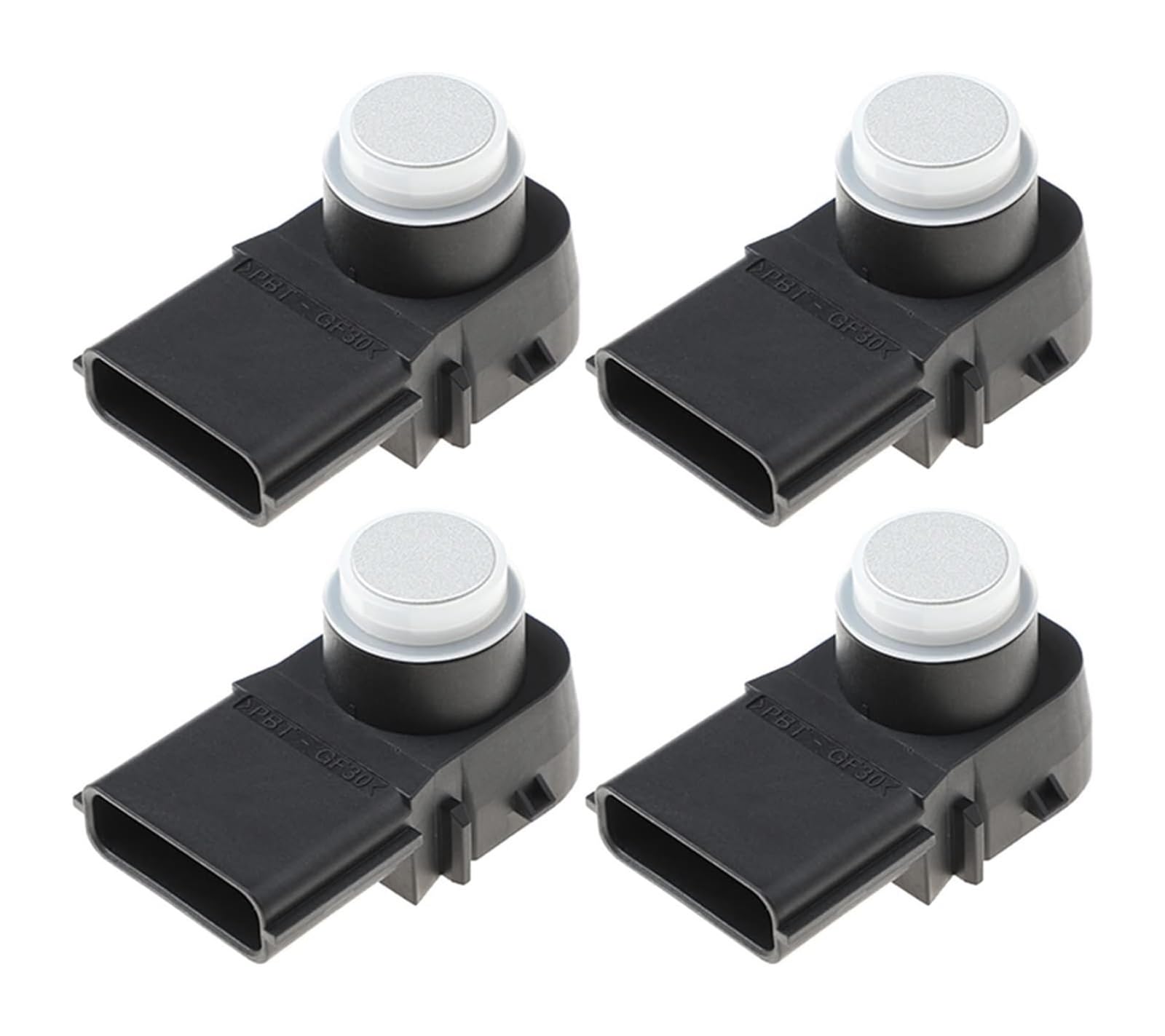 Auto Einparkhilfe Für Hyundai Park Assist Objekt Sensor PDC Parkplatz 4 Farbe 4PCS 95720-J5310 95720J5310(Silber) von GMEVEMKFKG