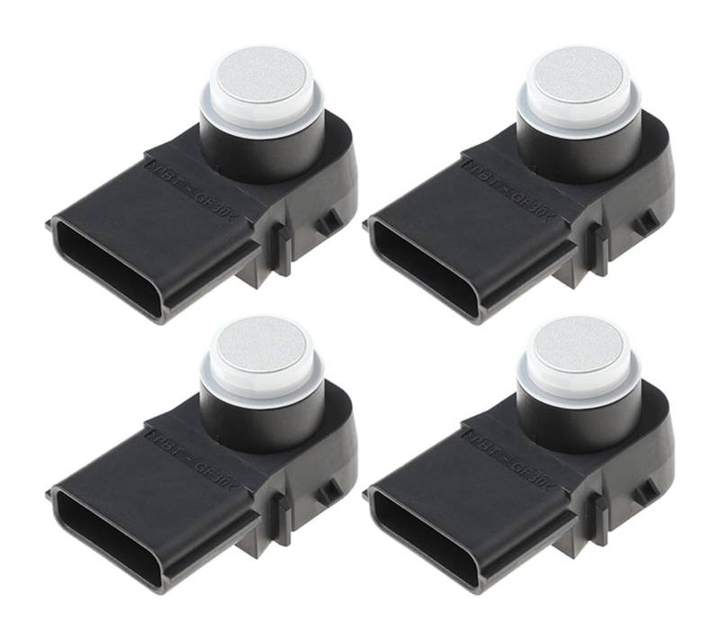 Auto Einparkhilfe Für Hyundai Park Assist Objekt Sensor PDC Parkplatz 4 Farbe 4PCS 95720-J5310 95720J5310(Silber) von GMEVEMKFKG