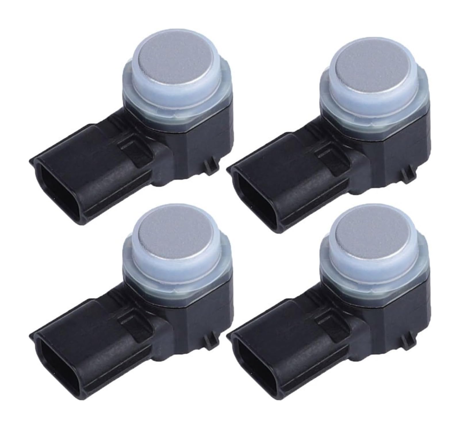 Auto Einparkhilfe Für Kicks Auto Parkplatz Rückfahr Assistent Sensoren Vorne Hinten Induktion Abstand Erkennung Ultraschall OEM:28438-5RA1A(Silber,4Pcs) von GMEVEMKFKG