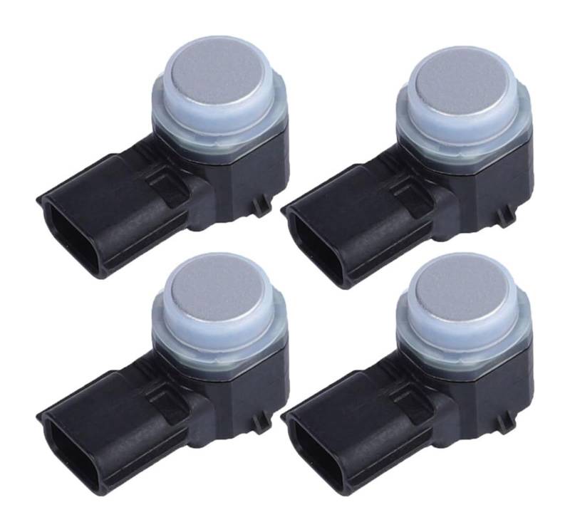 Auto Einparkhilfe Für Kicks Auto Parkplatz Rückfahr Assistent Sensoren Vorne Hinten Induktion Abstand Erkennung Ultraschall OEM:28438-5RA1A(Silber,4Pcs) von GMEVEMKFKG