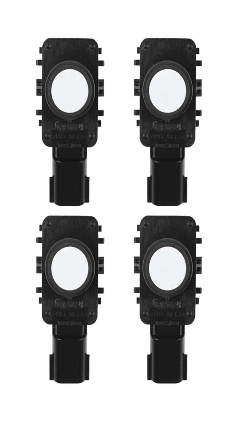 Auto Einparkhilfe Für L&EXUS RX450 RX350 4 STÜCKE Auto PDC Einparkhilfe 89341-48040 8934148040(Weiß) von GMEVEMKFKG