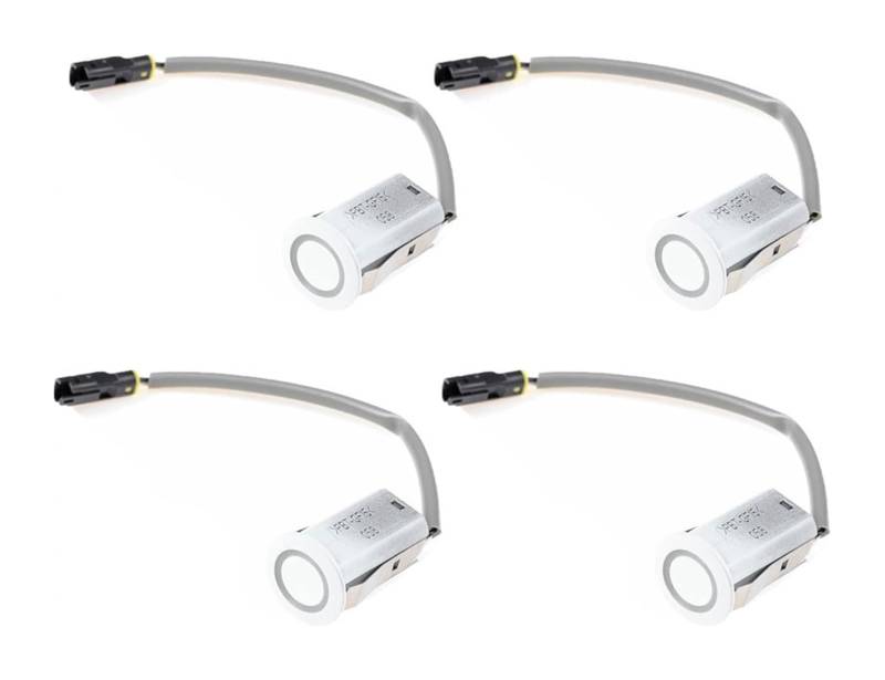 Auto Einparkhilfe Für T&oyota Für Camry RX Auto PDC Parkplatz Sensor Sensoren 4PCS PZ362-00208 PZ36200208 PZ36200201 PZ362-00201 188300-4110(Weiß) von GMEVEMKFKG