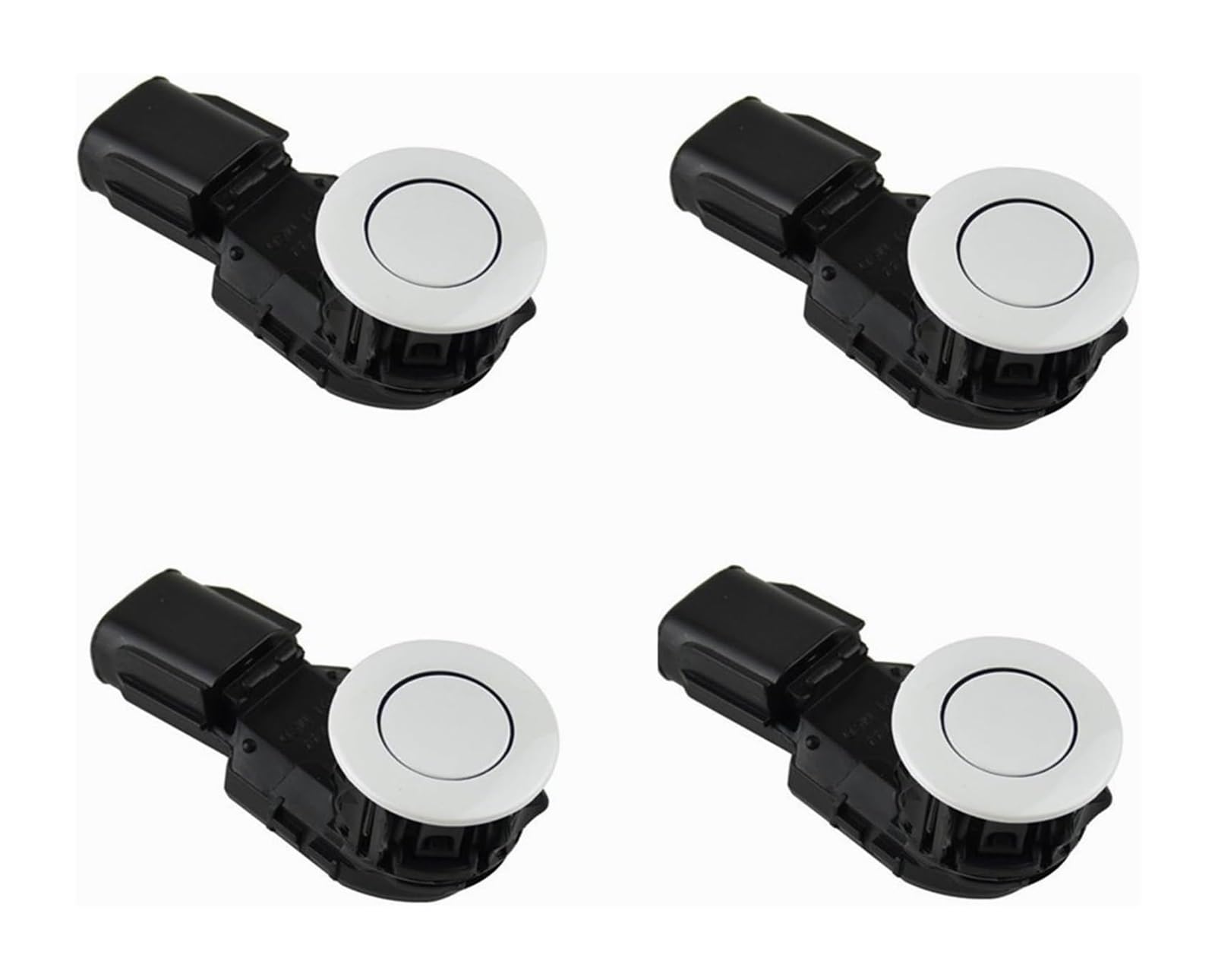 Auto Einparkhilfe Für T&oyota Für RAV4 2.5L L4 2017 2018 4PCS PDC Parkplatz Sensor 89341-42060 8934142060(Weiß) von GMEVEMKFKG