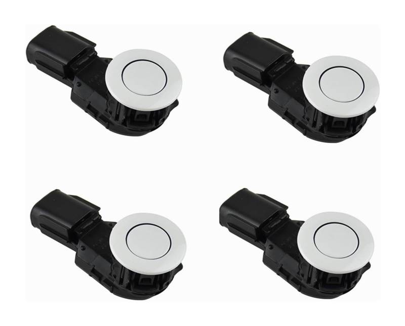 Auto Einparkhilfe Für T&oyota Für RAV4 2.5L L4 2017 2018 4PCS PDC Parkplatz Sensor 89341-42060 8934142060(Weiß) von GMEVEMKFKG