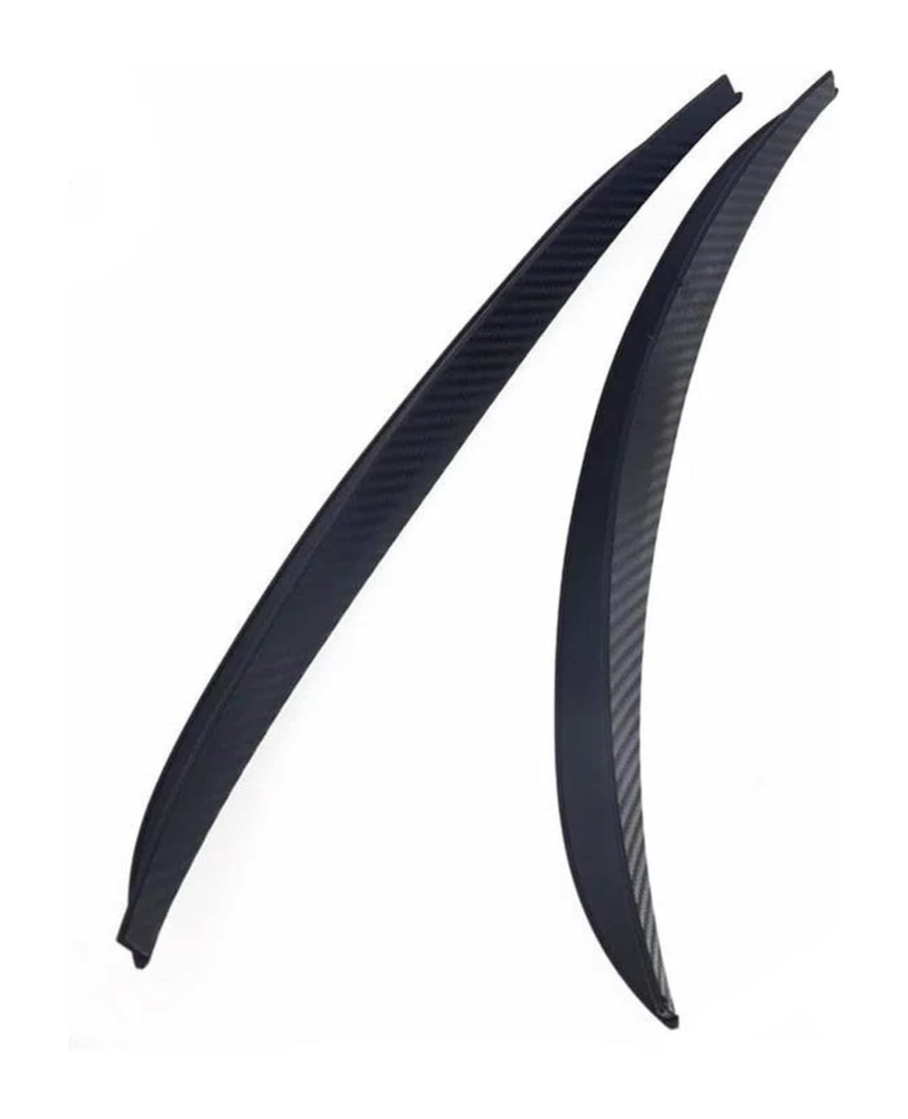 Kotflügel 2/4 Stück Spritzschutz Für Auto Kohlefaser Kotflügelverbreiterungen Schmutzfänger Bogen Rad Augenbrauen Lippen Streifen Zierleiste(2pcs) von GMEVEMKFKG