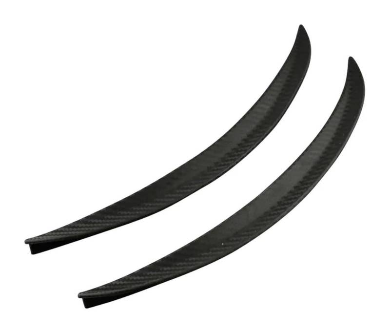 Kotflügel 2 Stücke Universal Fender Flare Anti-scratch Auto Lkw Carbon Faser Gummi Rad Augenbraue Schutz Lip Aufkleber Trim von GMEVEMKFKG