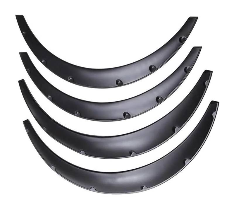 Kotflügel 4 Stücke Universal Flexible Auto Kotflügel Schmutzfänger Kotflügelverbreiterungen Extra Breite Karosserie Radkästen Auto Rad Augenbrauen von GMEVEMKFKG