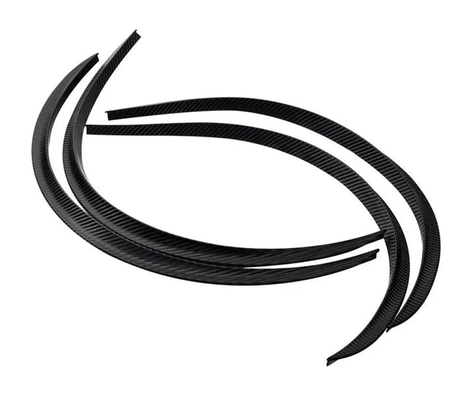 Kotflügel 72 Cm Body Kit Schlammschutz Auto Kotflügelverbreiterungen Bogen Rad Augenbrauenschutz Auto Kotflügel Kotflügelverbreiterung Streifen Rad Lippe(2 Pair) von GMEVEMKFKG