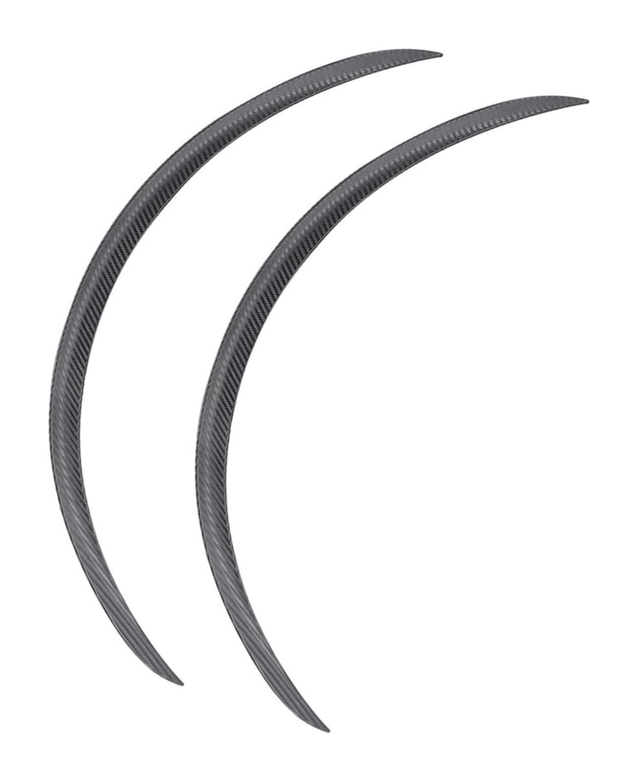 Kotflügel 73 Cm 1 Paar Auto Kotflügelverbreiterungen Bogen Rad Augenbrauenschutz Kit Kohlefaser Schmutzfänger Spritzschutz Schutzfolie(2 Pcs) von GMEVEMKFKG