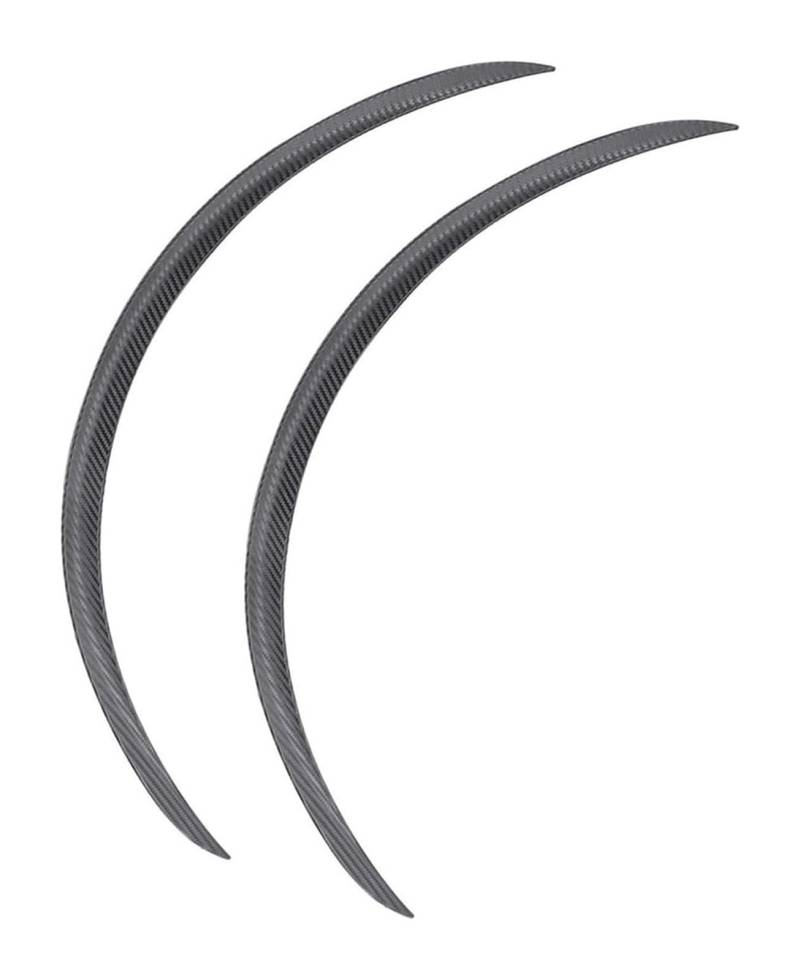 Kotflügel 73 Cm 1 Paar Auto Kotflügelverbreiterungen Bogen Rad Augenbrauenschutz Kit Kohlefaser Schmutzfänger Spritzschutz Schutzfolie(2 Pcs) von GMEVEMKFKG
