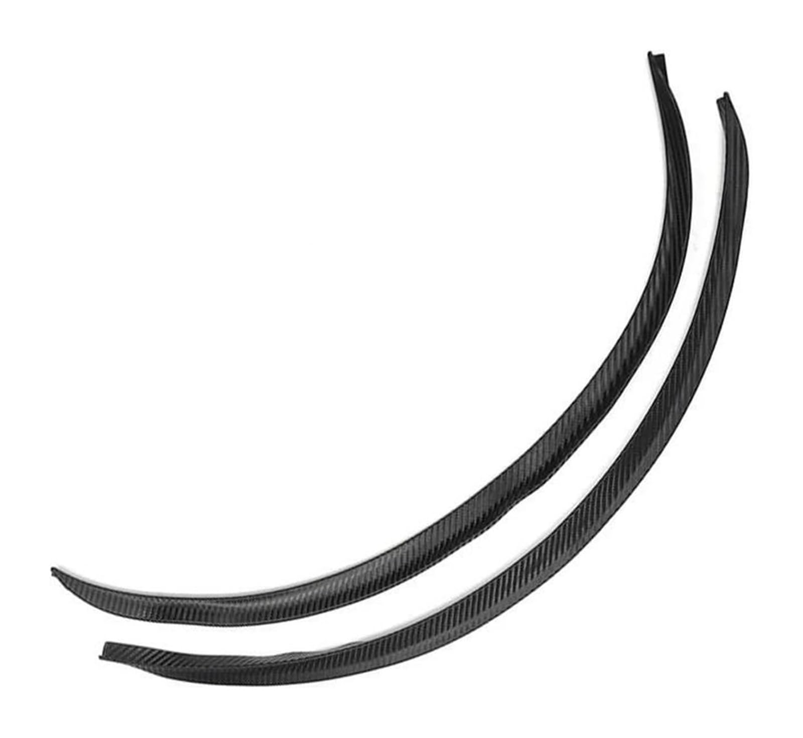 Kotflügel Auto Fender Universal Schutzhülle Fender Horn Arch Wing Extender Arch Brow Auto Rad Lip Body Kit(72cm) von GMEVEMKFKG