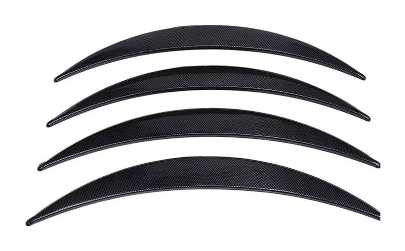 Kotflügel Auto-Radkästen Kotflügel Auto-Rad-Augenbrauenbogen Rad-Augenbrauenschutz Schmutzfänger Universal-Auto-Rad-Augenbrauen-Aufkleber(Carbon Fiber Look) von GMEVEMKFKG