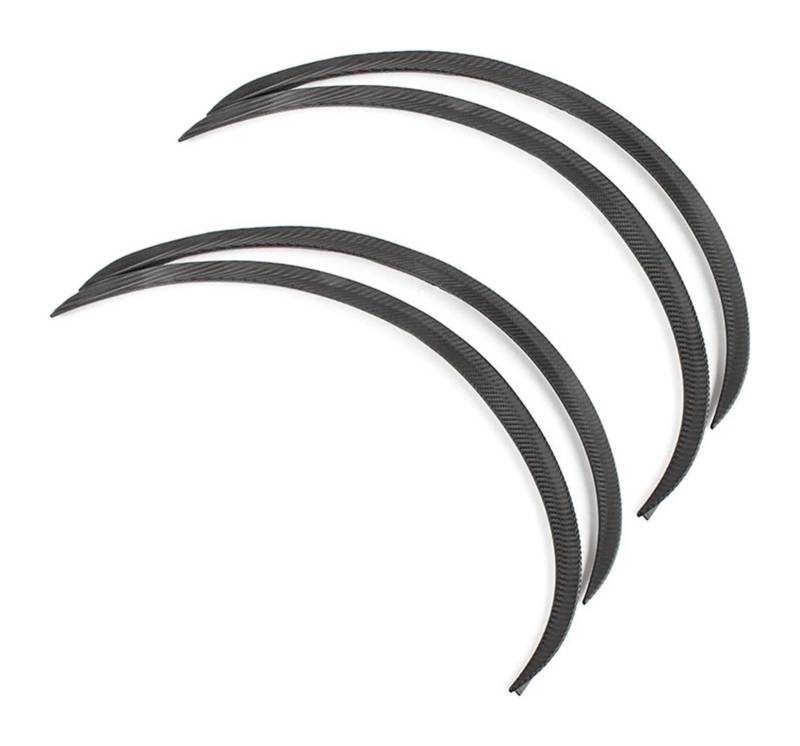 Kotflügel Für B&MW 1 3 4 5 7 Serie X1 X3 X4 X5 X6 Auto Rad Augenbraue Bogen Fender Flares Abdeckung Trim Mit Aufkleber Augenbrauen 73cm/29''(Carbon Fiber Black) von GMEVEMKFKG