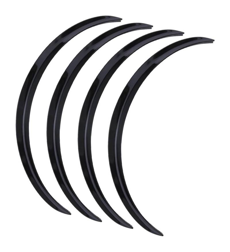 Kotflügel Für B&MW 1 3 4 5 7 Serie X1 X3 X4 X5 X6 Auto Rad Augenbraue Bogen Fender Flares Abdeckung Trim Mit Aufkleber Augenbrauen 73cm/29''(Glossy Black) von GMEVEMKFKG