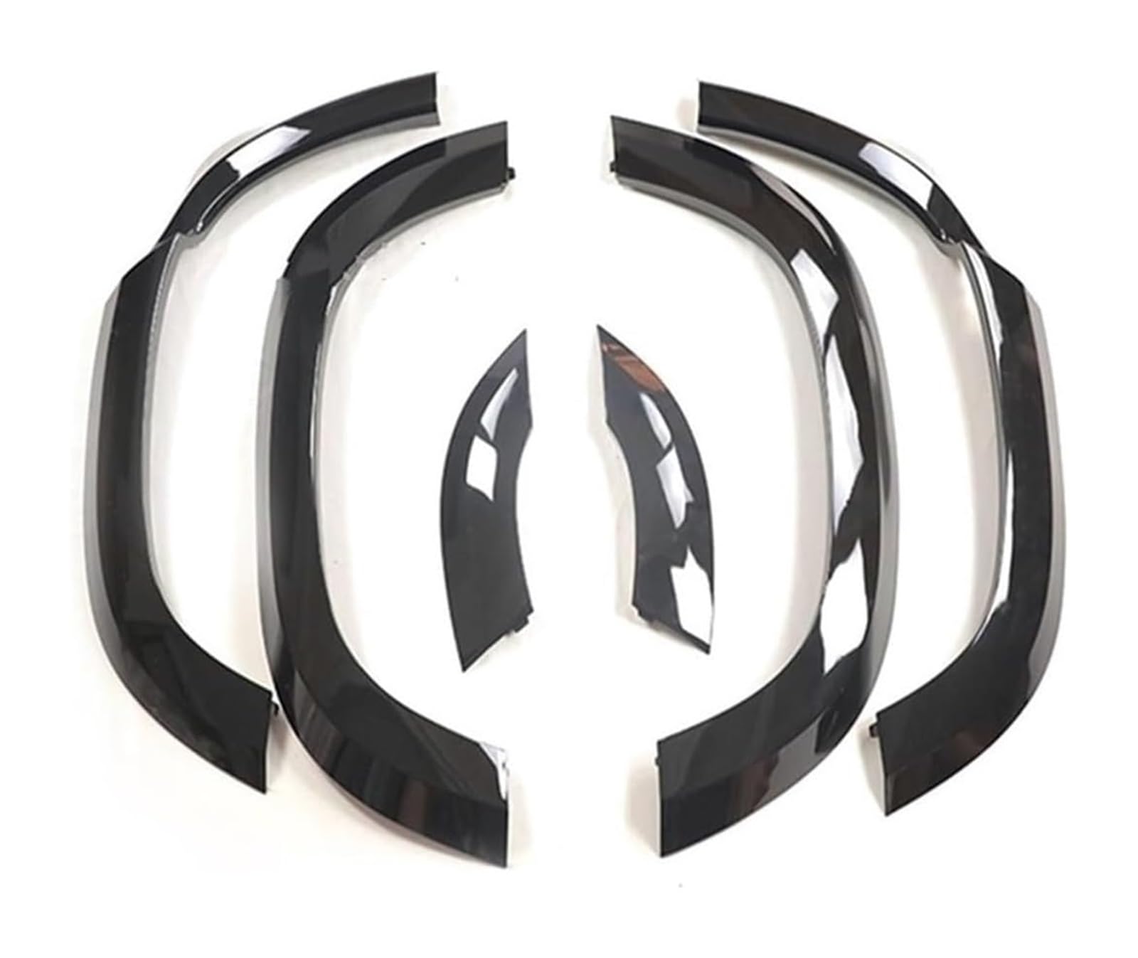 Kotflügel Für Defender 110 2020 2021 Auto Rad Augenbraue Schutz Aufkleber Rad-bogen Augenbraue Bogen Dekorative Kit Rad Fender Flares(Bright black) von GMEVEMKFKG