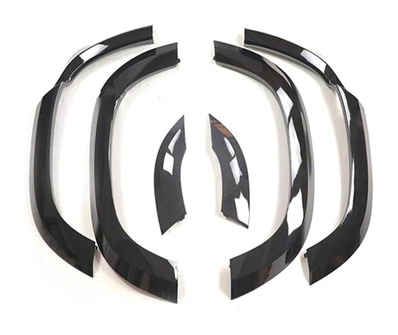 Kotflügel Für Defender 110 2020 2021 Auto Rad Augenbraue Schutz Aufkleber Rad-bogen Augenbraue Bogen Dekorative Kit Rad Fender Flares(Bright black) von GMEVEMKFKG