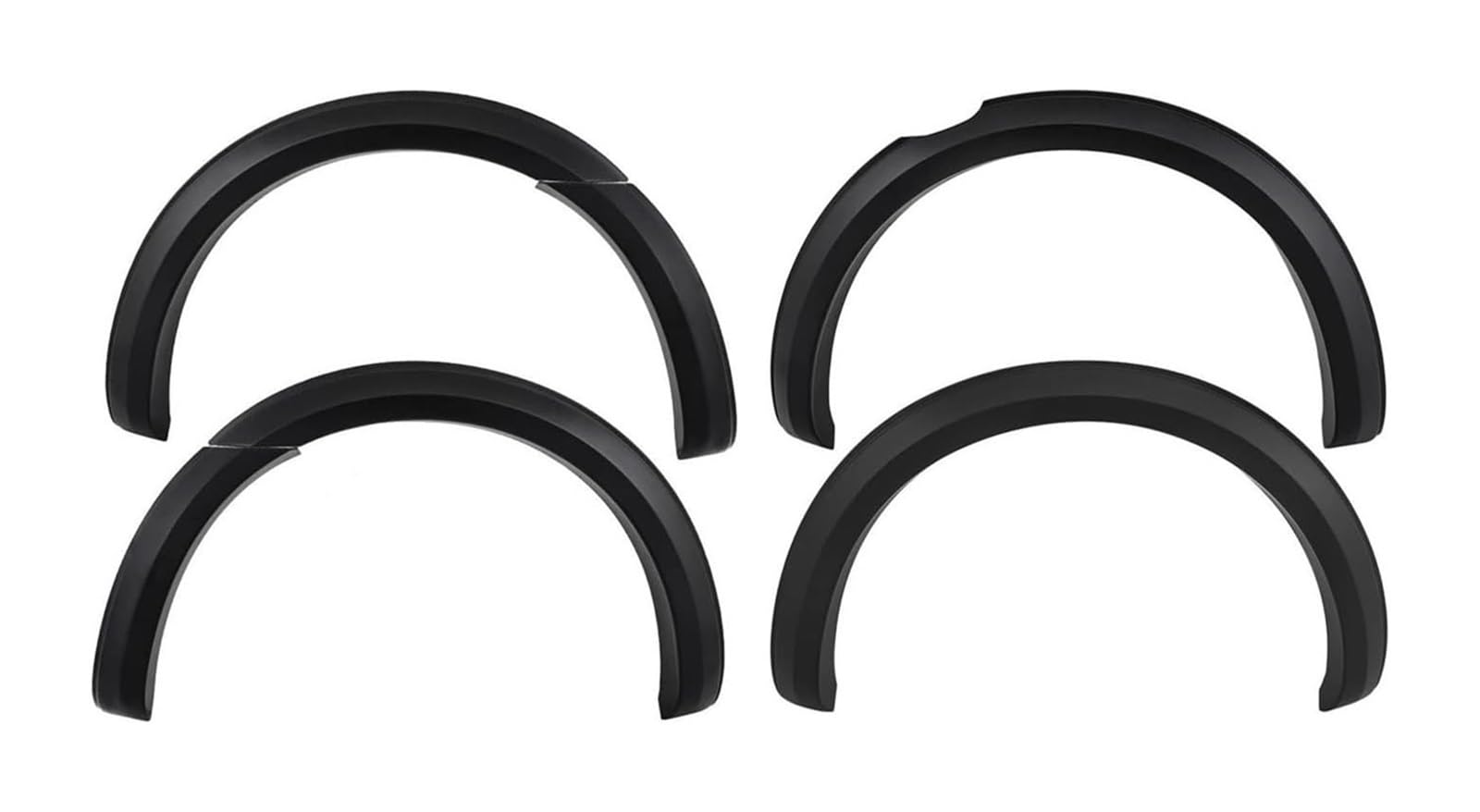 Kotflügel Für F&ord Für Ranger Für Stormtrak Für Thunder Für Wolftrak 2019-2022 4'' ABS Slim Fender Flares Kit Breite Radlauf(No Sensor Hole) von GMEVEMKFKG