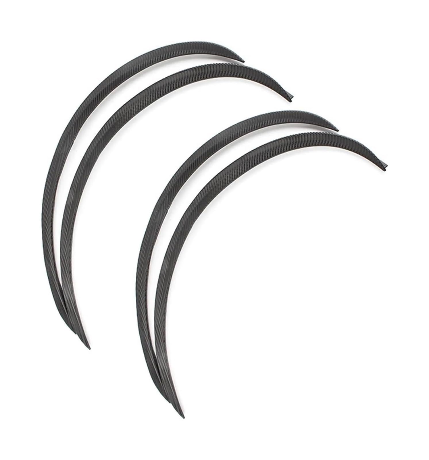 Kotflügel Für Hyundai Ix35 Für Santa Fe Für Tucson Für Sonata Für Elantra Auto Rad Augenbraue Bogen Trim Lippen Streifen Kotflügelverbreiterungen Schmutzfänger(4pcs-glossy Black) von GMEVEMKFKG