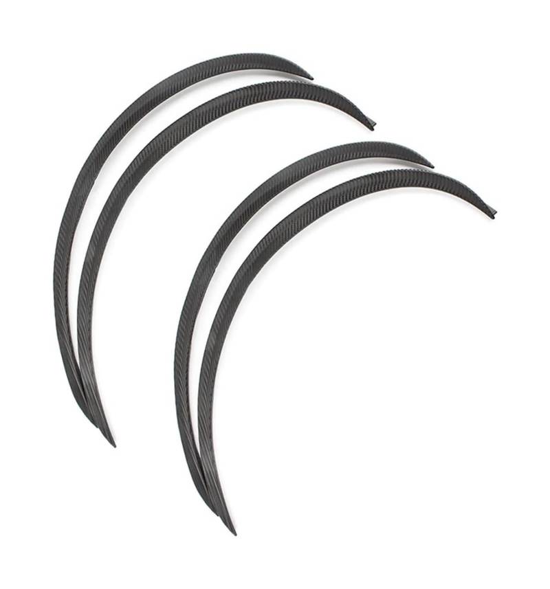 Kotflügel Für Hyundai Ix35 Für Santa Fe Für Tucson Für Sonata Für Elantra Auto Rad Augenbraue Bogen Trim Lippen Streifen Kotflügelverbreiterungen Schmutzfänger(4pcs-glossy Black) von GMEVEMKFKG