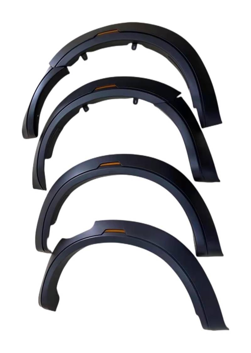 Kotflügel Für Isuzu Für D-max 2020-2023 Auto Fender Flares Radlauf Mit Reflektor Matt Schwarz Außen Rad Fender Flares von GMEVEMKFKG