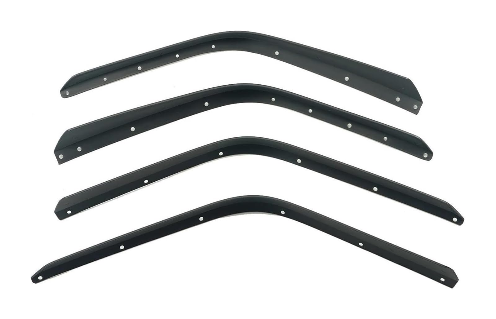 Kotflügel Für J&eep Für Wrangler JL 2018-2023 Auto Rad Fender Flares Extensions Vorne Hinten Arch Flaps Splash Streifen Trim Augenbrauen(For Hight Fender) von GMEVEMKFKG