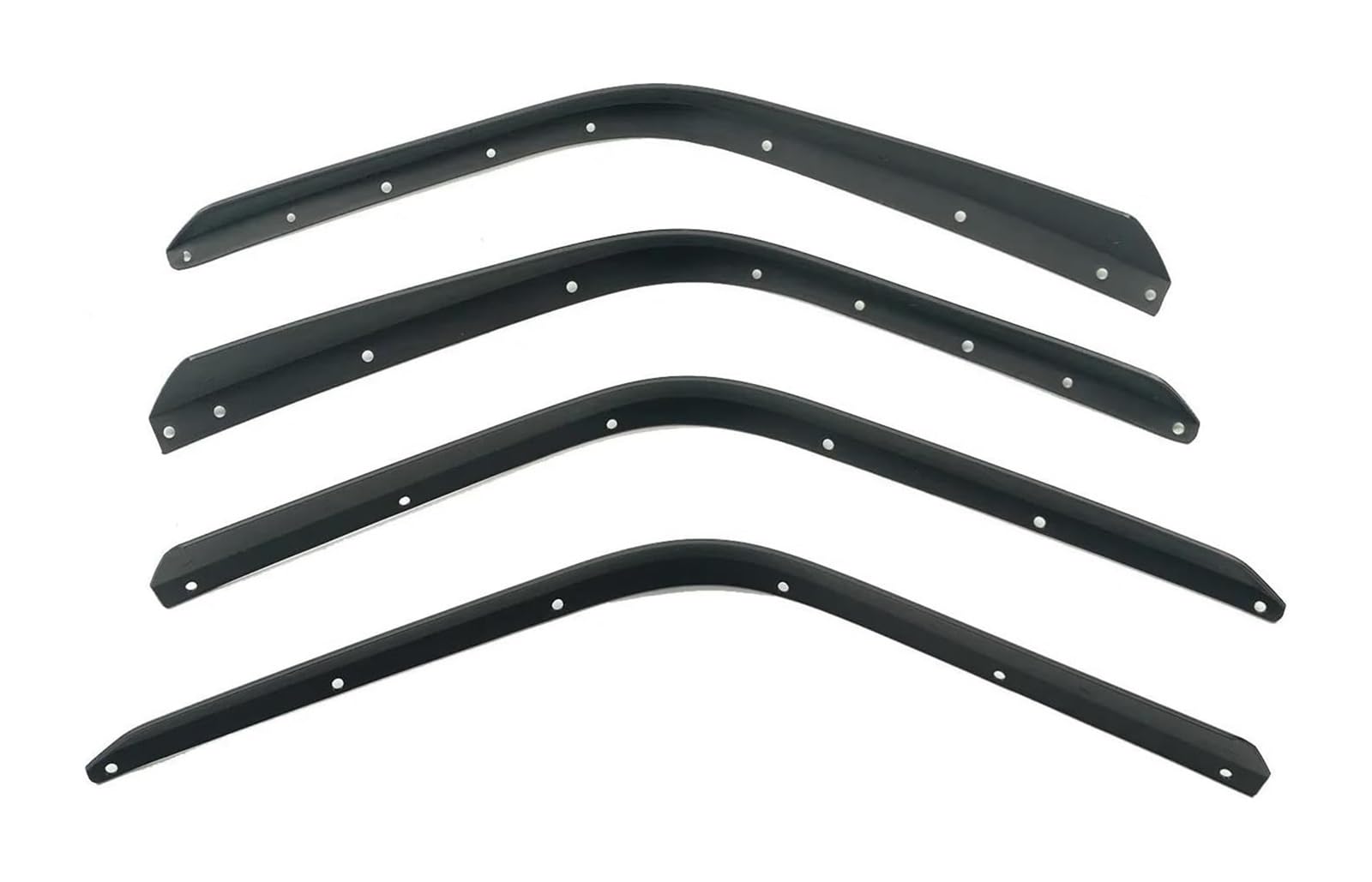 Kotflügel Für J&eep Für Wrangler JL 2018-2023 Radkotflügelverbreiterungen Streifen Verkleidung High Low Kit Wide Body Front Heckkotflügel Auto Radkästen(High Fenders) von GMEVEMKFKG