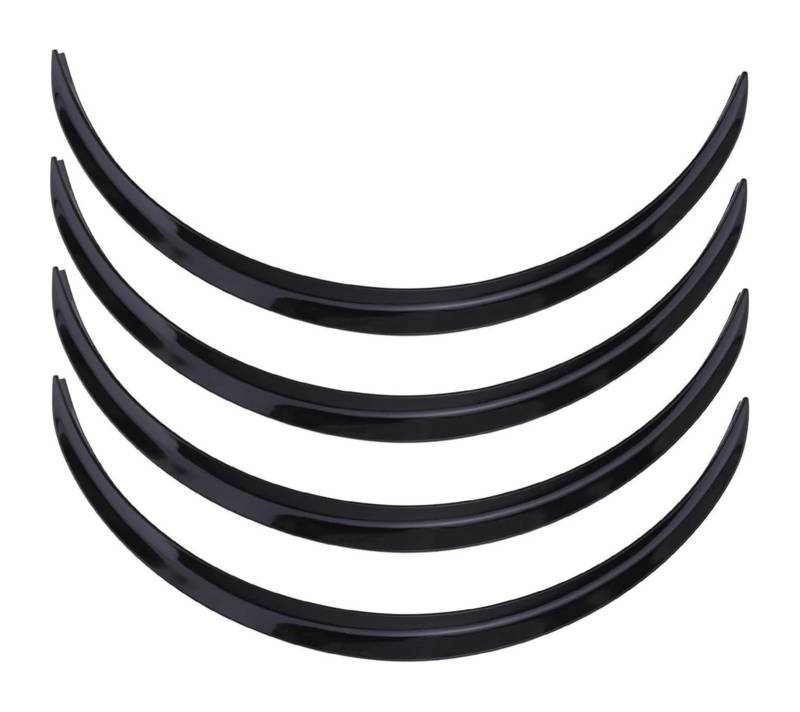 Kotflügel Für Kia Für Optima Für Rio Für Sportage Universal Auto Rad Augenbraue Kotflügelverbreiterungen Aufkleber Augenbrauen 73cm/29''(Glossy Black) von GMEVEMKFKG