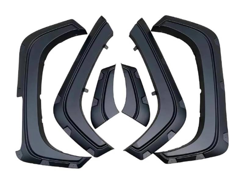 Kotflügel Für M&ITSUBISHI L200 Für Triton 2024 Matte Schwarz Kotflügel Auto Zubehör Rad Bögen Dekorative Nägel Fender Flares von GMEVEMKFKG