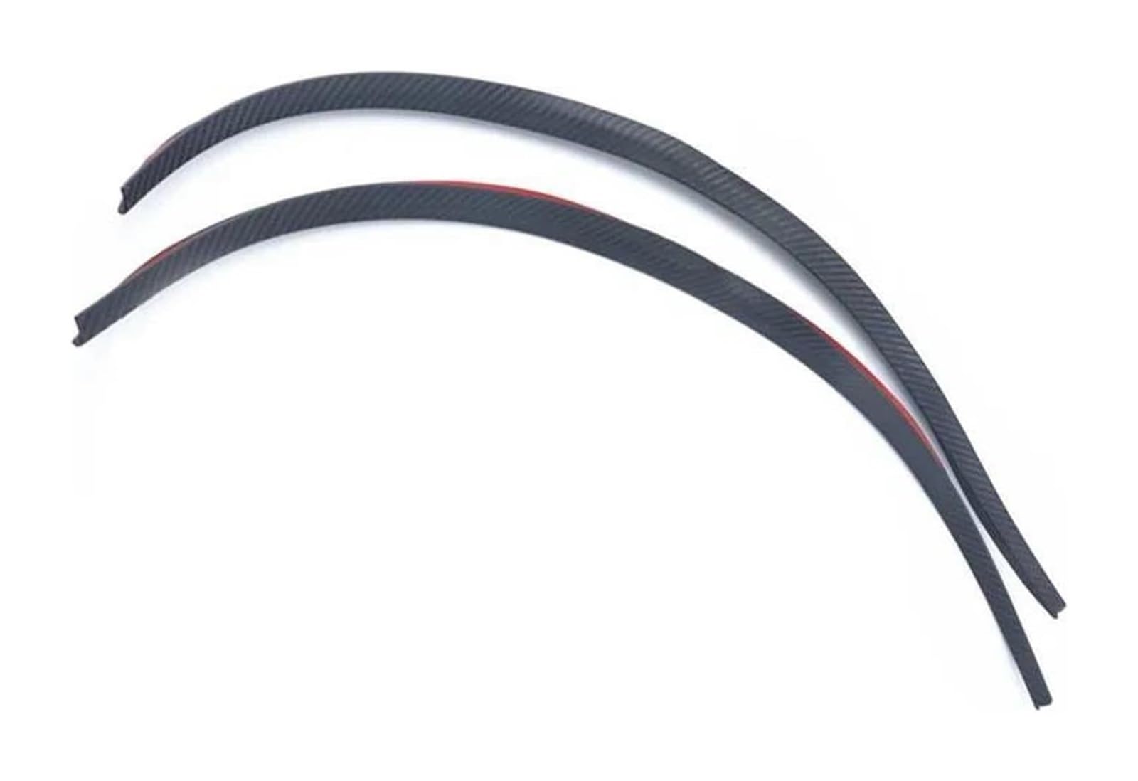 Kotflügel Für Mazda 3 6 CX-5 CX-7 Auto Rad Augenbraue Anti-Kratz-Streifen Lip Aufkleber Universal Bögen Kotflügel(4pcs Black) von GMEVEMKFKG
