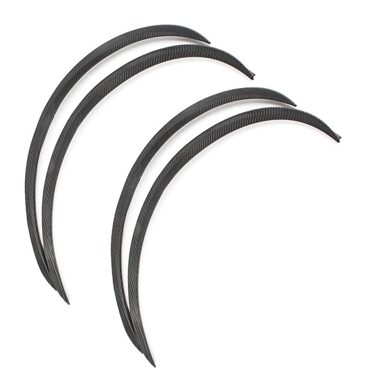 Kotflügel Für Mazda 3 6 CX-5 CX-7 Auto Rad Augenbraue Arch Trim Lippen Streifen Fender Flares Schmutzfänger Bögen Kotflügel(Carbon Fiber Black) von GMEVEMKFKG