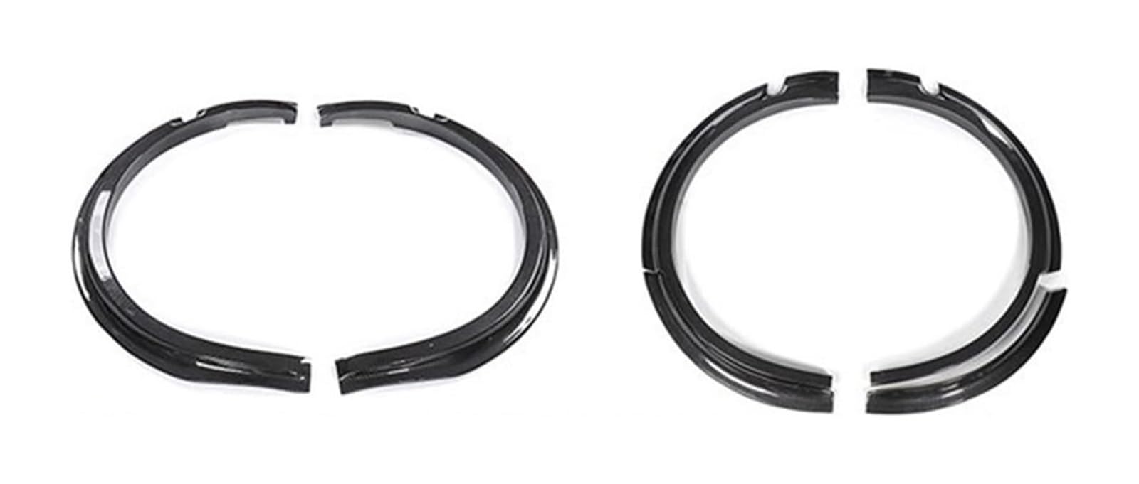 Kotflügel Für Model Y 2021-2023 10 Teile/satz Auto Breite Bodykit Fender Flares Arch Rad Augenbraue Lip Schutz Trimmt(Carbon fiber pattern) von GMEVEMKFKG