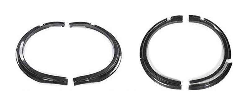 Kotflügel Für Model Y 2021-2023 10 Teile/satz Auto Breite Bodykit Fender Flares Arch Rad Augenbraue Lip Schutz Trimmt(Carbon fiber pattern) von GMEVEMKFKG