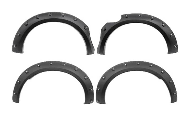 Kotflügel Für N&issan Für Navara 2008-2014 4PCS Nietenstil Kotflügelverbreiterungen Radlaufverlängerung Kotflügel Auto Styling von GMEVEMKFKG