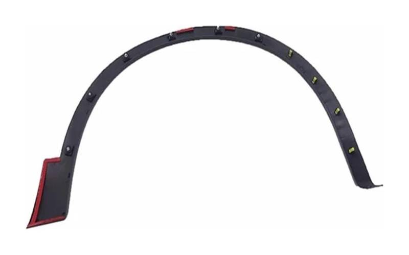 Kotflügel Für N&issan Für Qashqai J11 Für Rouge Sport 2014-2021 Autoverbreiterungen Schwarze Kotflügelrad-Augenbrauenverkleidung Auto-Radkästen(Rear Left) von GMEVEMKFKG