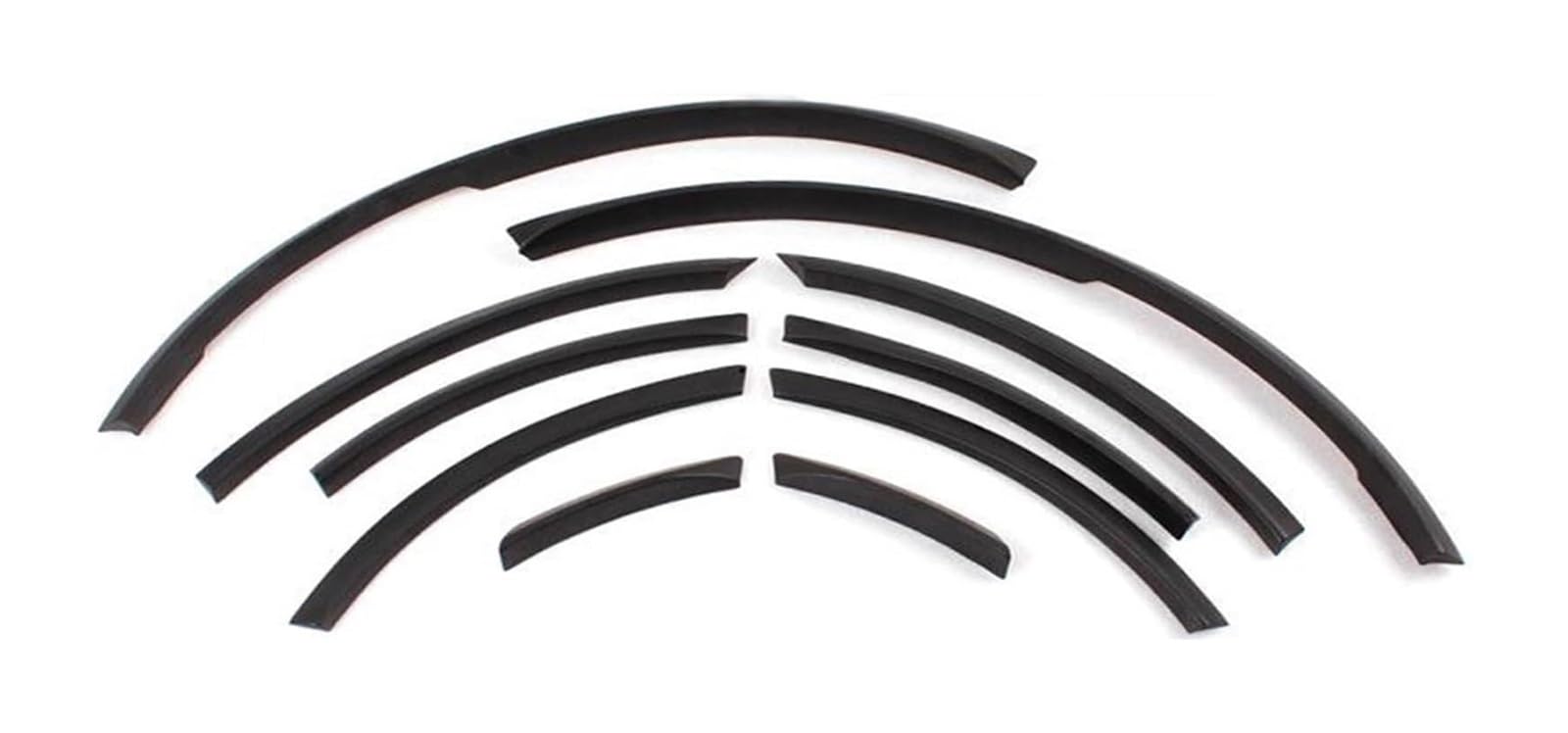 Kotflügel Für Q7 RSQ7 Für Sline SQ7 2006-2015 Rad Kotflügelverbreiterungen Radlauf Fähre Augenbrauen Arch Rad Augenlider Kotflügelverbreiterungen Streifen Borte(Matt Black) von GMEVEMKFKG