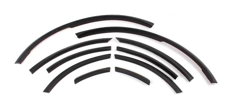 Kotflügel Für Q7 RSQ7 Für Sline SQ7 2006-2015 Rad Kotflügelverbreiterungen Radlauf Fähre Augenbrauen Arch Rad Augenlider Kotflügelverbreiterungen Streifen Borte(Matt Black) von GMEVEMKFKG